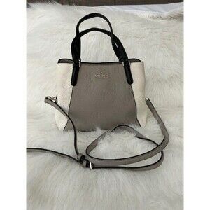 Kate Spade Black and Gray Colorblock Women's Crossbody Shoulder Bag